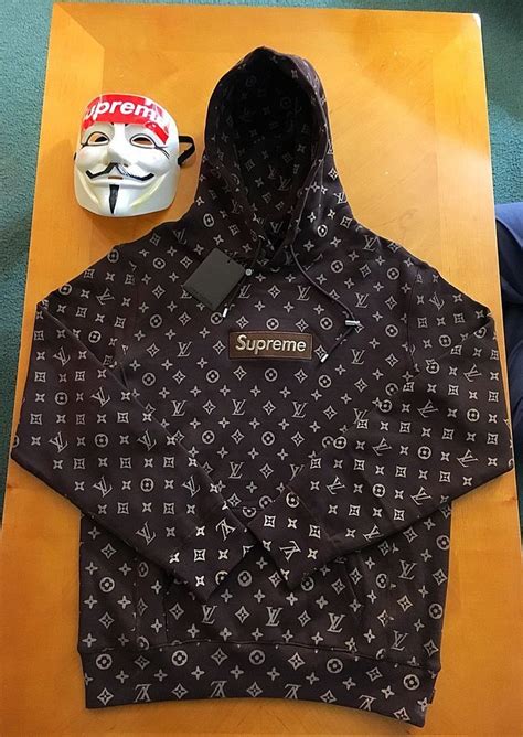 supreme louis vuitton hoodie retail
